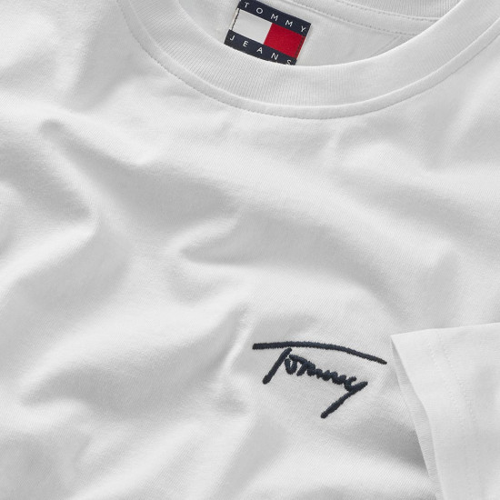 Tommy Hilfiger Ανδρική κοντομάνικη μπλούζα Signature Logo Embroidery T-Shirt